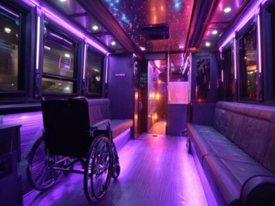 party bus with wheelchair lift